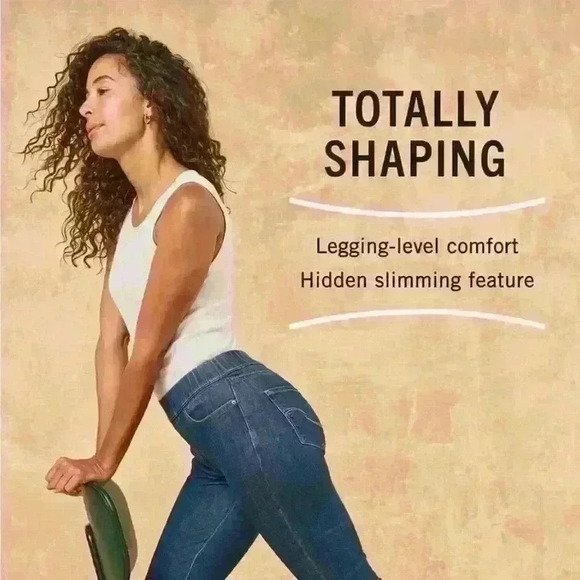 Size 12 GUC Levi Jean Jeggings item#5S - Picture 4 of 9